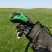 Majestic Emerald Owl Golf Headcover (In SItu)