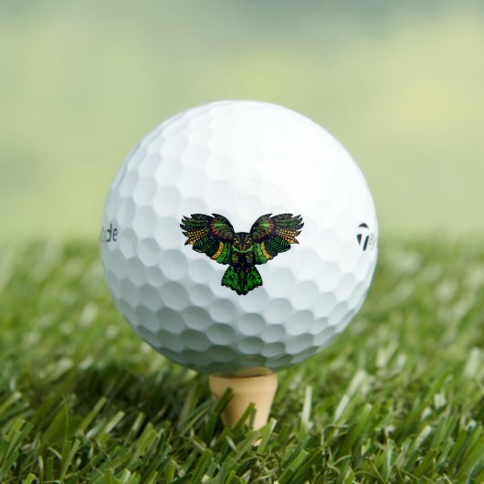 Majestic Emerald Owl Golfball (Insitu T-Shirt)