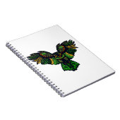 Majestic Emerald Owl Notizblock (Rechte Seite)