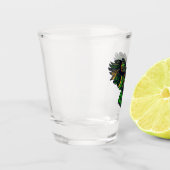 Majestic Emerald Owl Schnapsglas (Links)