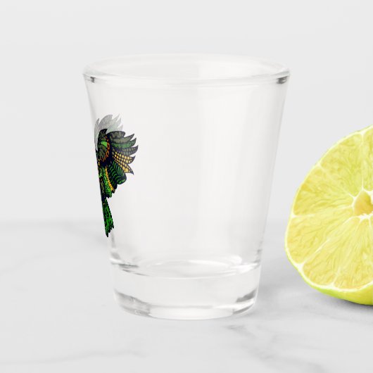 Majestic Emerald Owl Schnapsglas (Rechts)