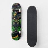 Majestic Emerald Owl Skateboard (Vorderseite)
