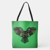 Majestic Emerald Owl Tasche (Vorderseite)