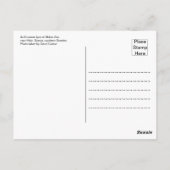 Majestic Eurasian Lynx im Skåne Zoo Postcard Postkarte (Rückseite)