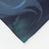 **Majestic Fantasy Cat with Mystical Aura – High F Fleecedecke (Ecke)