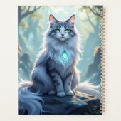 **Majestic Fantasy Cat with Mystical Aura – High F Planer (Rückseite)