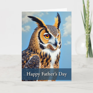 Majestic Fathers Day Bird Card Karte
