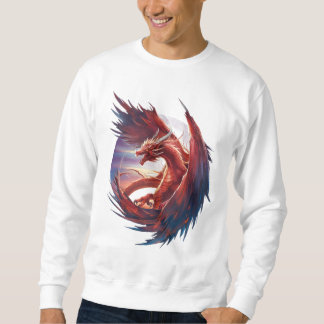 Majestic Fire Dragon - Epische Fantasie Sweatshirt
