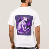 Majestic Fire Guardian Dragon T - Shirt (Rückseite)