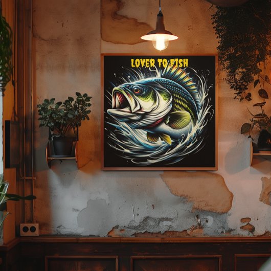 Majestic Fish: Das große Mouthed Wonder Poster