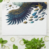 Majestic Flight: Crystal Eagle Kitchen Handtücher (Gefaltet)