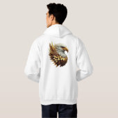 "Majestic Flight" Hoodie (Schwarz voll)