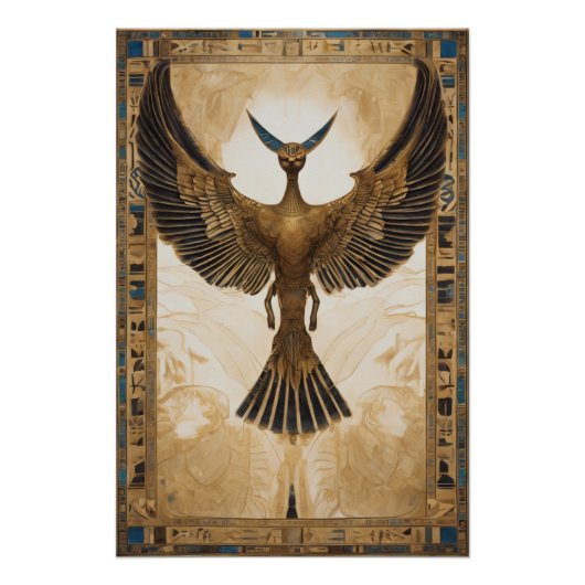 Majestic Flight of the Celestial Beast Poster (Vorderseite)