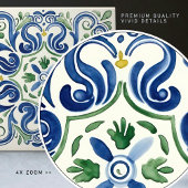 Majestic Floral Italien Medallion Sizilien Fliese