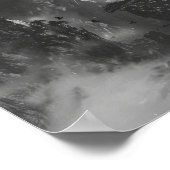 Majestic Flying Eagle Poster mit viel Details (Ecke)