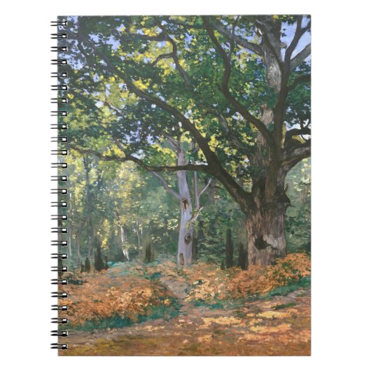 Majestic Forest Light Autumn Art Notebook Notizblock (Vorderseite)