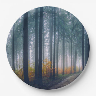 Majestic Forest Path Pappteller