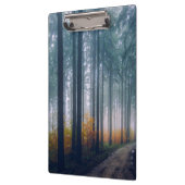 Majestic Forest Tree Lined Path Klemmbrett (Links)