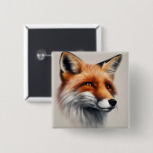 Majestic Fox Button (Vorne & Hinten)