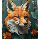 Majestic Fox Duschvorhang (Vorderseite)