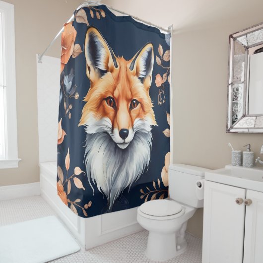 Majestic Fox Duschvorhang (Beispiel)