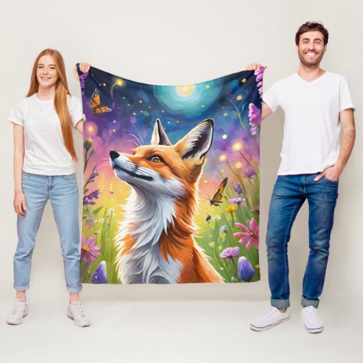 Majestic Fox Fleecedecke (Beispiel)