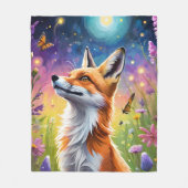 Majestic Fox Fleecedecke (Vorderseite)