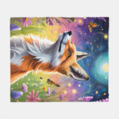Majestic Fox Fleecedecke (Vorderseite (Horizontal))