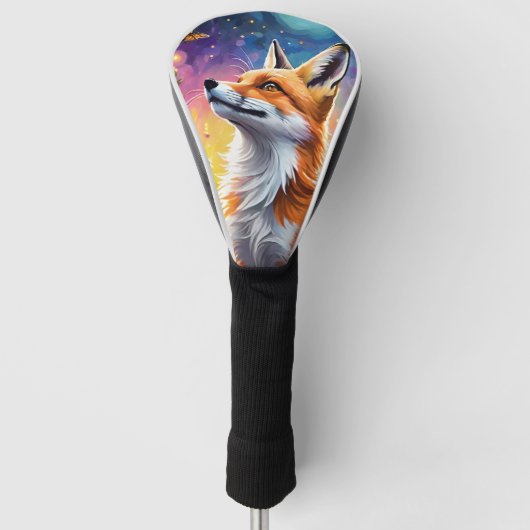 Majestic Fox Golf Headcover (Vorderseite)