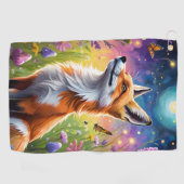 Majestic Fox Golfhandtuch (Horizontal)