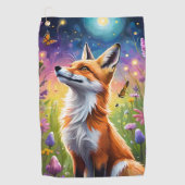 Majestic Fox Golfhandtuch (Vorderseite)