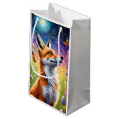 Majestic Fox Kleine Geschenktüte (Rückseite Schrägansicht)