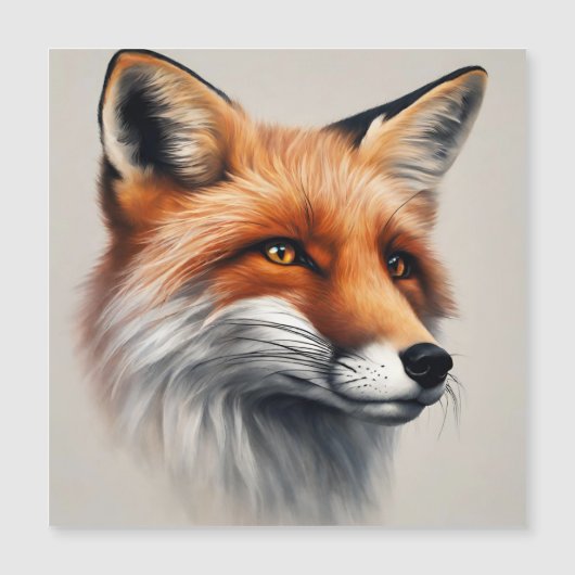 Majestic Fox Magnetkarte (Vorderseite)
