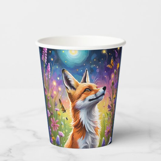 Majestic Fox Pappbecher (Rückseite)