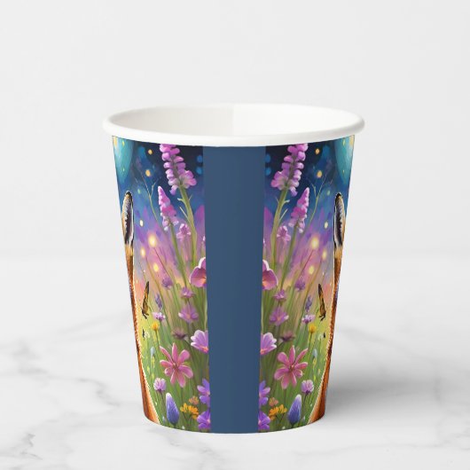 Majestic Fox Pappbecher (Links)