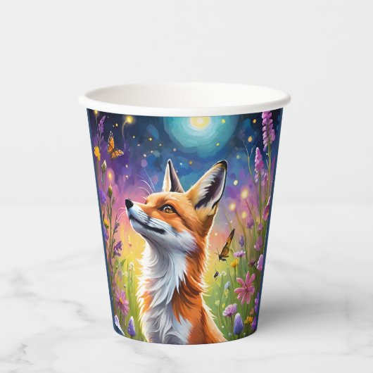 Majestic Fox Pappbecher (Vorderseite)