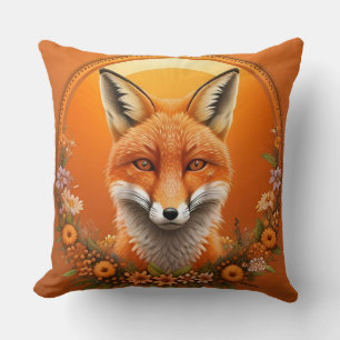 Majestic Fox Portrait Kissen
