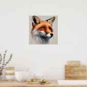 Majestic Fox Poster (Küche)