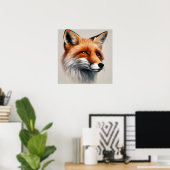 Majestic Fox Poster (Heimbüro)