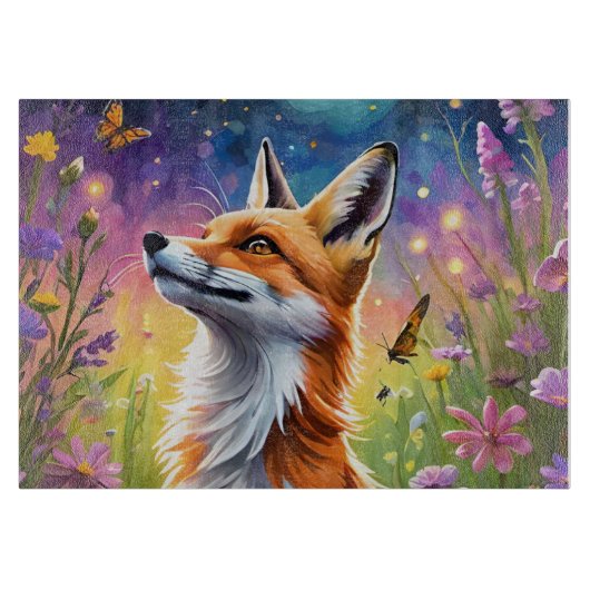 Majestic Fox Schneidebrett (Vorderseite)