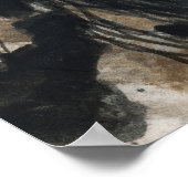 Majestic Friesian Black Stallion Horse von BiHrLe Poster (Ecke)