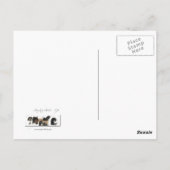 Majestic Friesian Horse by Bihrle Postcard Postkarte (Rückseite)