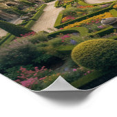 Majestic Garden at Dawn - Architektur Poster (Ecke)