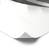 Majestic Gaze: Löwengesichtsportrait Poster (Ecke)