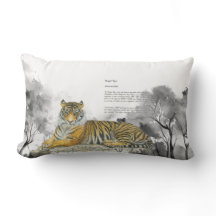 Majestic gefährdete Bengalische Tiger Wasserfarben