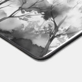 Majestic gefährdete Bengalische Tiger Wasserfarben Schreibtischunterlage (Ecke)