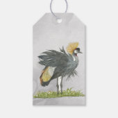 Majestic gefähred Gray Crowned Crane Geschenkanhänger (Vorderseite)