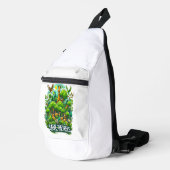 Majestic Giraffe in Forest Harmony Crossbody Bag (Rechte Ecke)