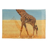 Majestic Giraffe: Masai Mara Trockensaison Kissenbezug (Rückseite)