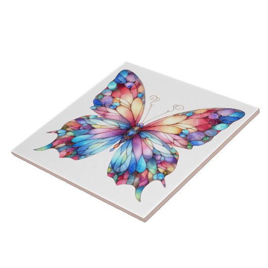 Majestic-Glass-Butterfly-Strahlung Fliese (Seite)